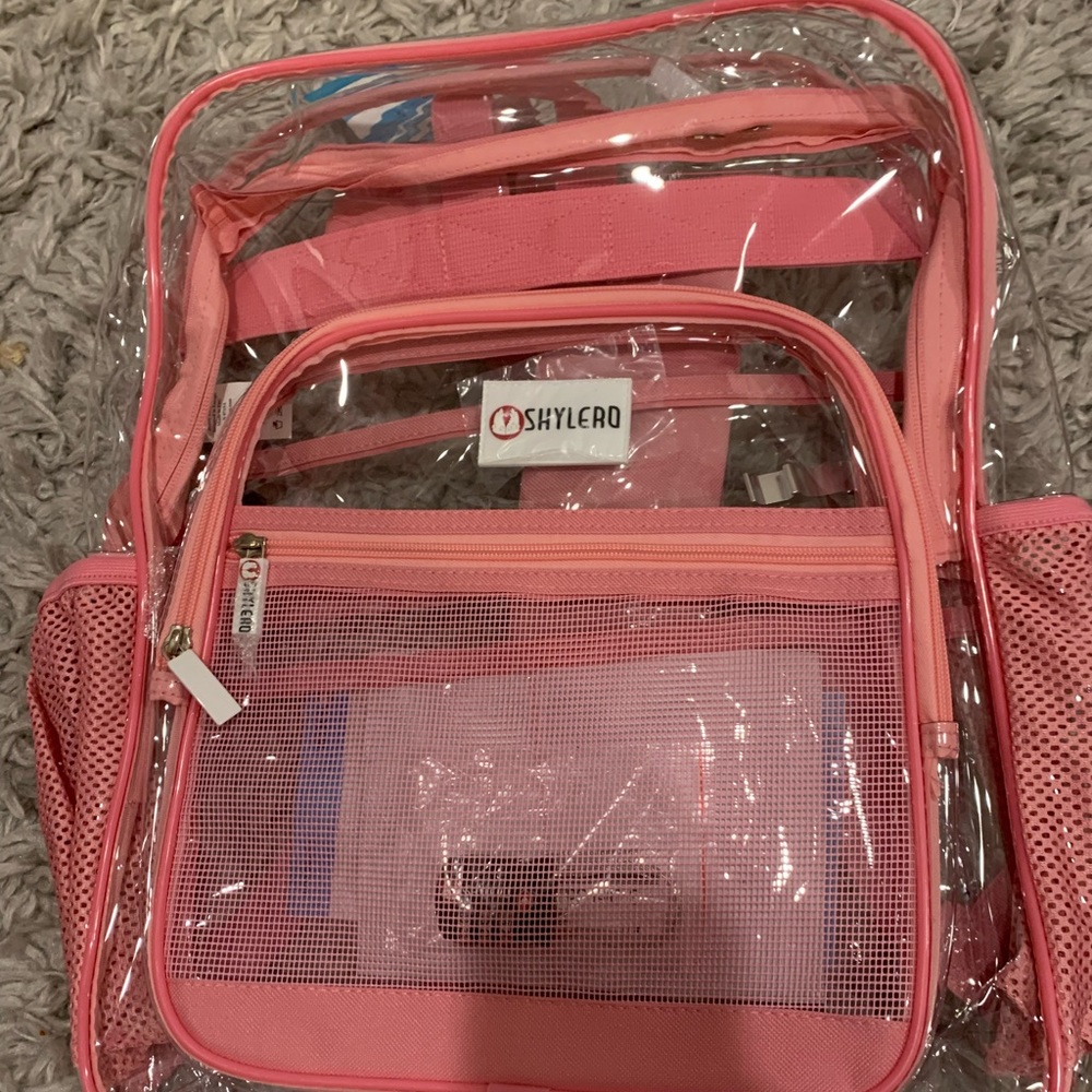 Clear backpack
